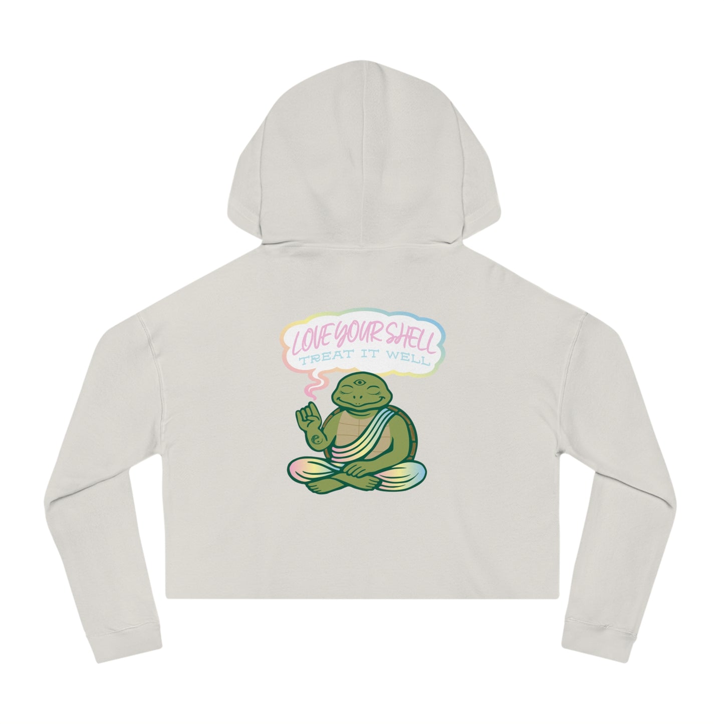 "Love Your Shell" Crop Hoodie