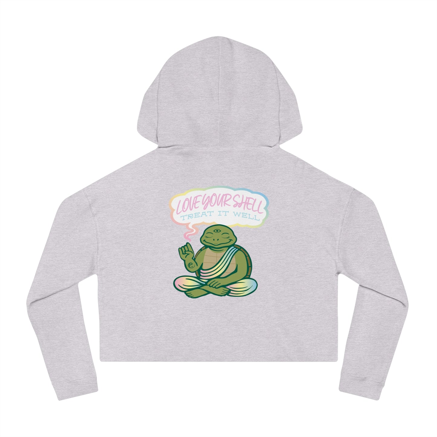 "Love Your Shell" Crop Hoodie
