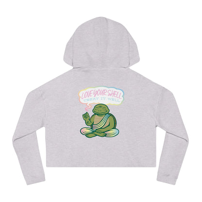 "Love Your Shell" Crop Hoodie