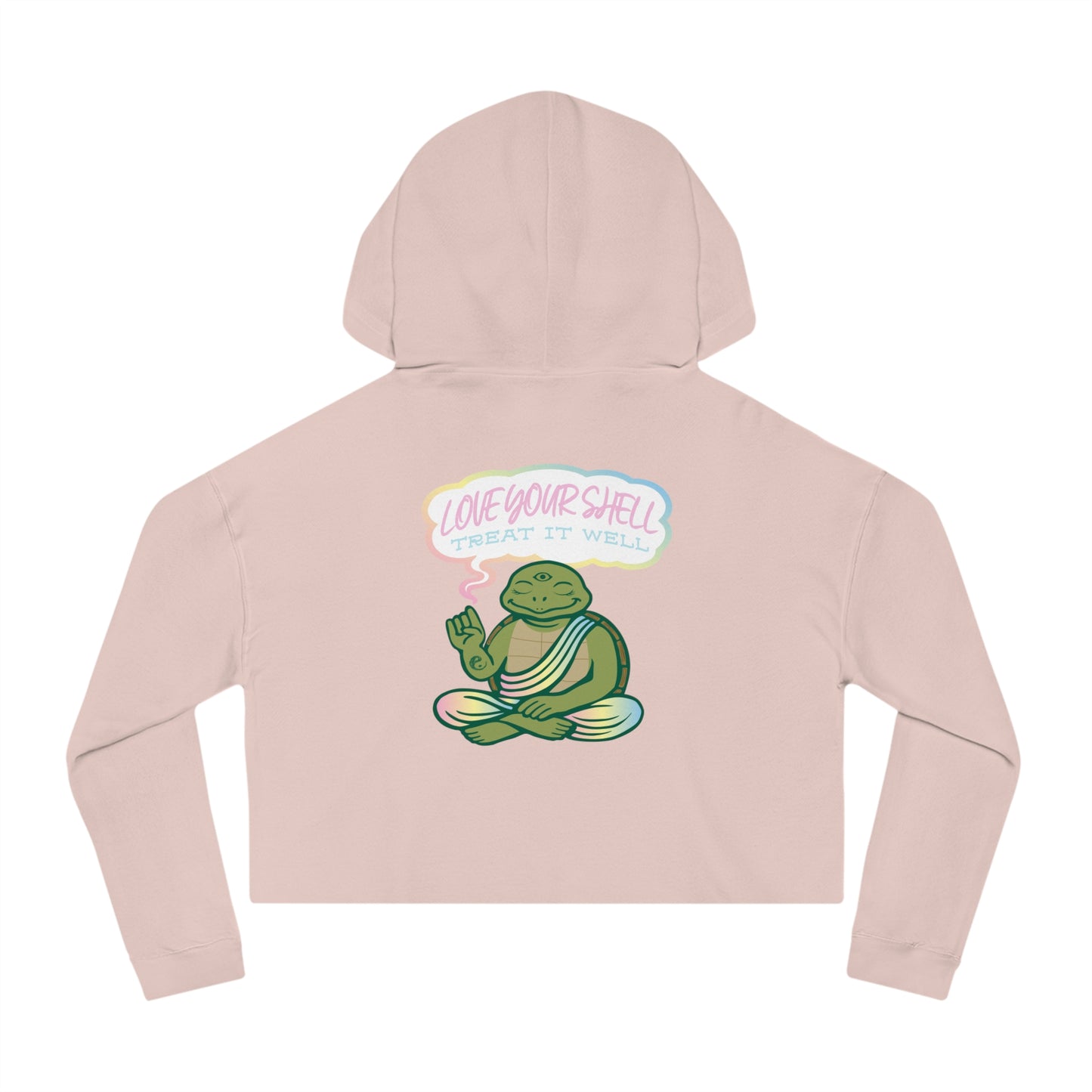 "Love Your Shell" Crop Hoodie