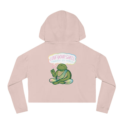 "Love Your Shell" Crop Hoodie