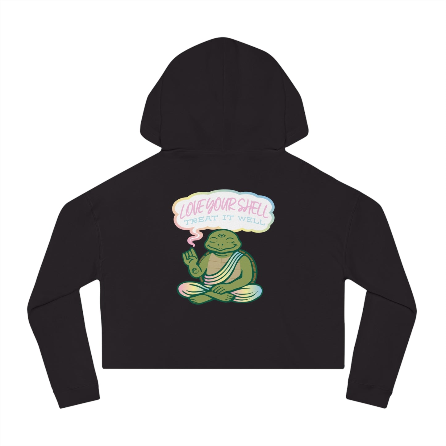 "Love Your Shell" Crop Hoodie