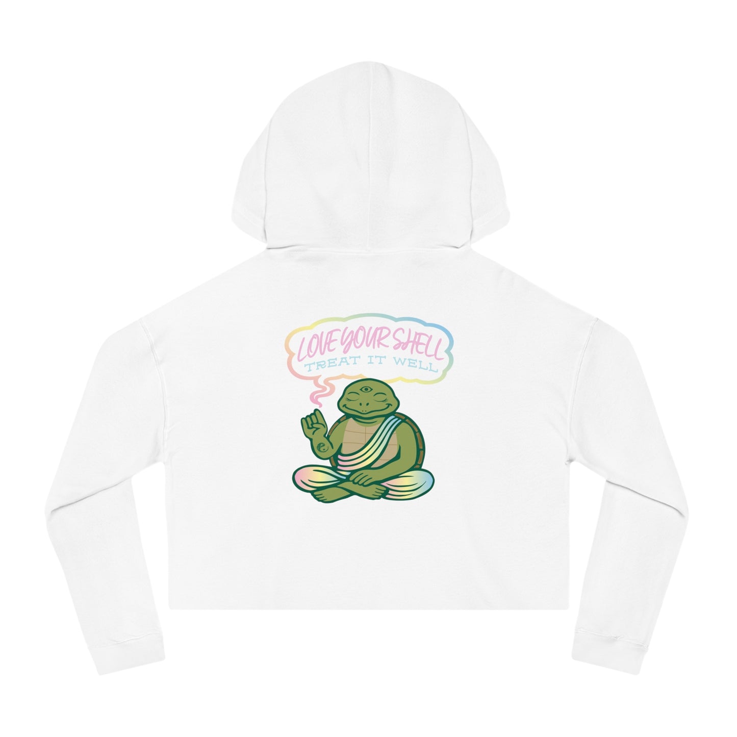 "Love Your Shell" Crop Hoodie