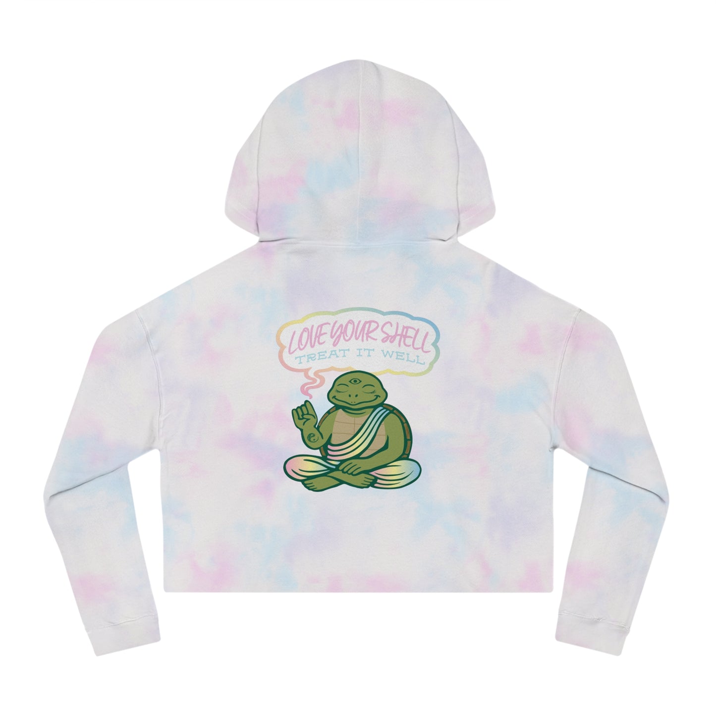 "Love Your Shell" Crop Hoodie